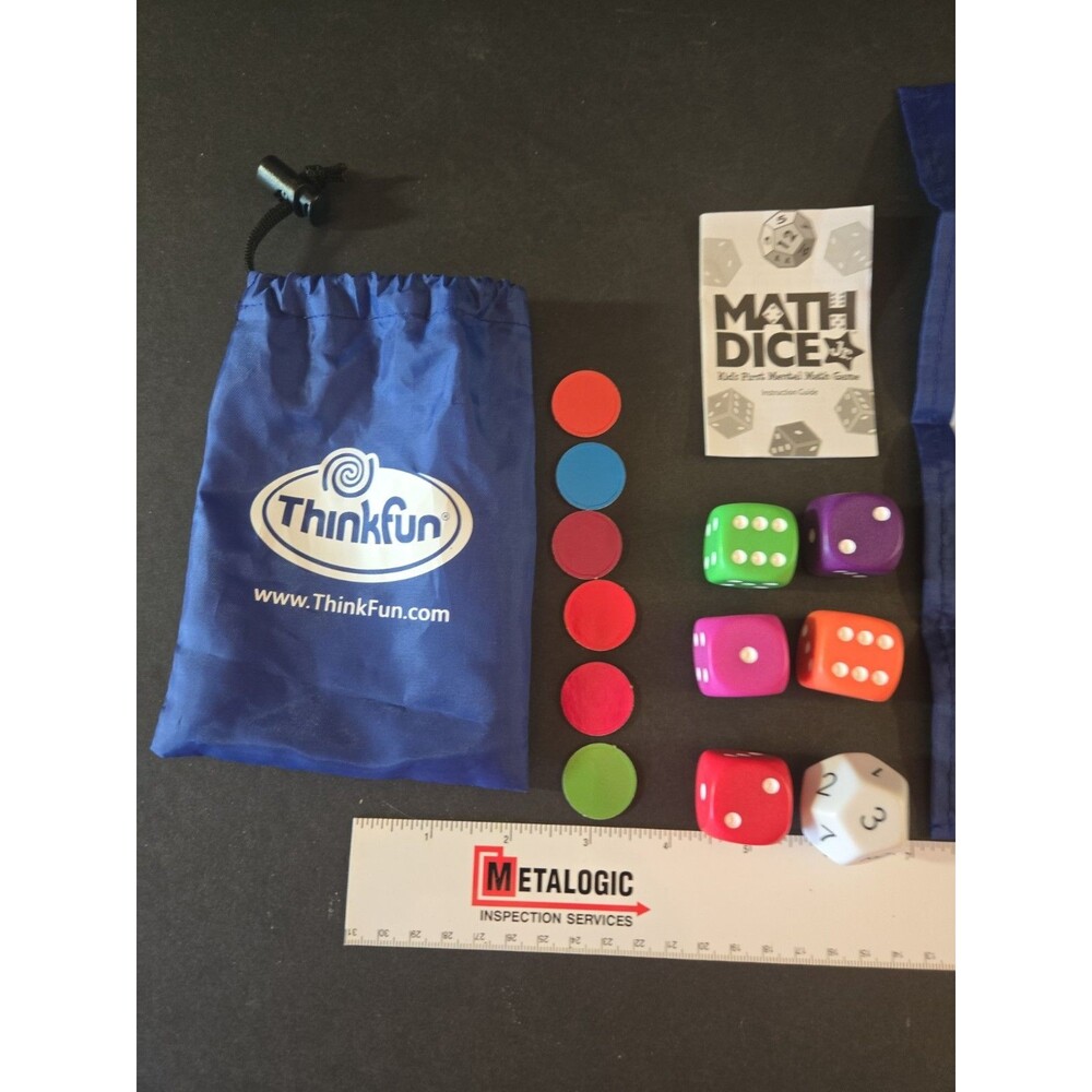 ThinkFun Math Dice Jr. -Fun Game that Teaches Mental Math Skills Complete - Picture 5 of 5